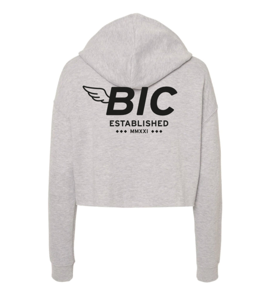 BIC 'Wing' Cropped Hoodie