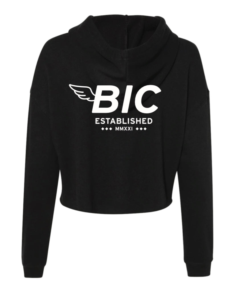BIC 'Wing' Cropped Hoodie