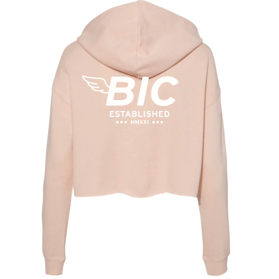 BIC 'Wing' Cropped Hoodie
