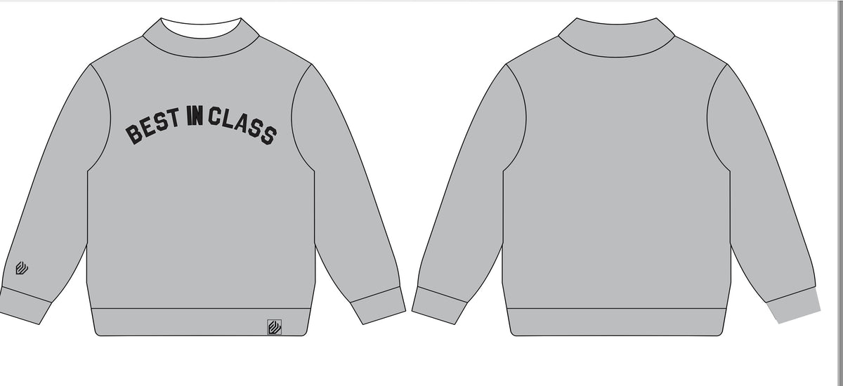 Best in Class Embroidered Mock Neck Sweatshirt