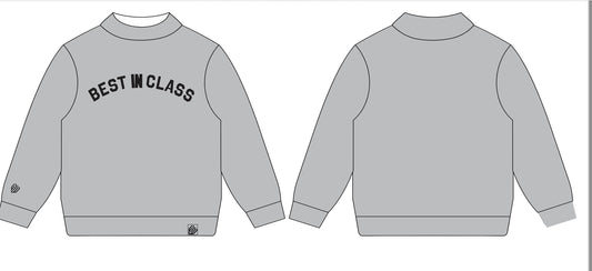 Best in Class Embroidered Mock Neck Sweatshirt